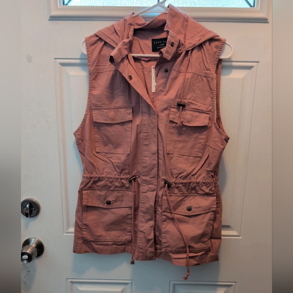 Women's Pink Utility Vest